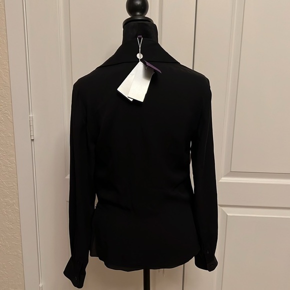 NWT RALPH LAUREN PURPLE LABEL SILK BLOUSE - Picture 6 of 15